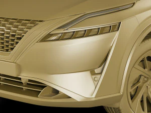 nissan qashqai 2022 3D Model
