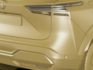 nissan qashqai 2022 3D Модель