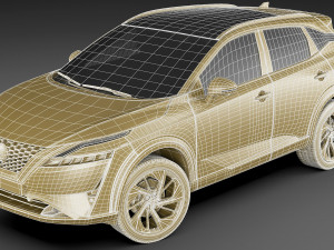 nissan qashqai 2022 3D Модель