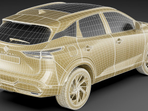 nissan qashqai 2022 3D Модель