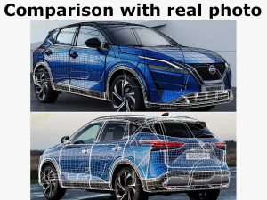 nissan qashqai 2022 3D Model