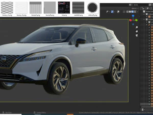 nissan qashqai 2022 3D Model