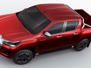 toyota hilux 2021 double cab 3D 모델