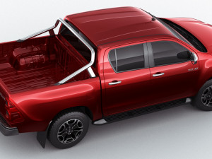 toyota hilux 2021 double cab 3D 모델