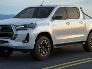 toyota hilux 2021 double cab 3D 모델