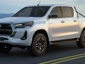 toyota hilux 2021 double cab 3D Model
