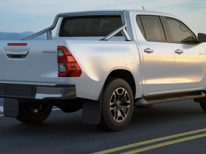 toyota hilux 2021 double cab 3D 모델