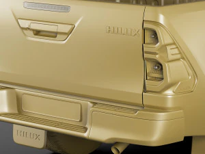 toyota hilux 2021 double cab 3D Model