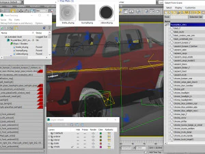 toyota hilux 2021 double cab 3D Model