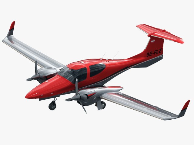 Diamond da42 3D Model .c4d .max .obj .3ds .fbx .stl .blend 