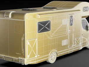 renault master motorhome ahorn canada ae 3D Model