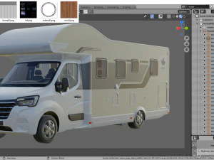 renault master motorhome ahorn canada ae 3D Model