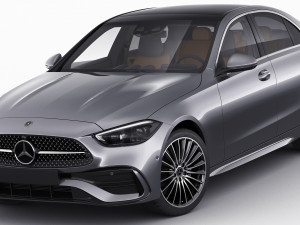 mercedes-benz c-class amg-line 2021 Modelo 3D