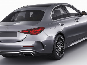 mercedes-benz c-class amg-line 2021 Modelo 3D