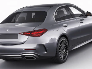 mercedes-benz c-class amg-line 2021 3D Model