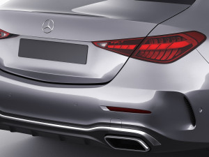 mercedes-benz c-class amg-line 2021 Modelo 3D