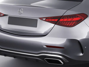 mercedes-benz c-class amg-line 2021 3D Model