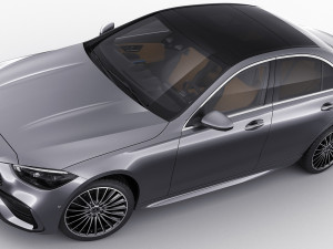 mercedes-benz c-class amg-line 2021 Modelo 3D
