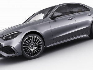mercedes-benz c-class amg-line 2021 Modelo 3D