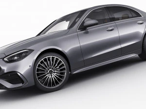 mercedes-benz c-class amg-line 2021 3D Model