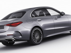 mercedes-benz c-class amg-line 2021 Modelo 3D