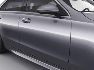 mercedes-benz c-class amg-line 2021 Modelo 3D