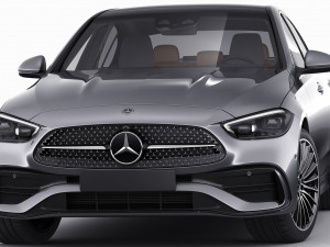 mercedes-benz c-class amg-line 2021 Modelo 3D
