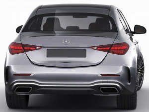 mercedes-benz c-class amg-line 2021 3D Model