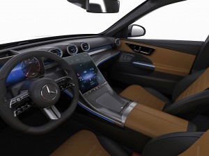 mercedes-benz c-class amg-line 2021 Modelo 3D