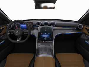 mercedes-benz c-class amg-line 2021 Modelo 3D
