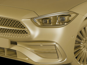 mercedes-benz c-class amg-line 2021 Modelo 3D