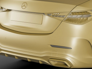 mercedes-benz c-class amg-line 2021 Modelo 3D