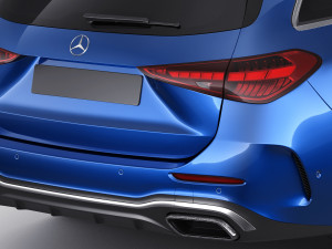 mercedes-benz c-class estate amg-line 2021 3D Модель