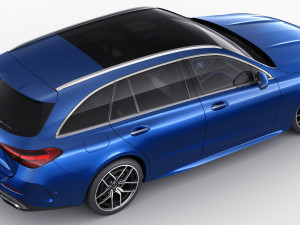 mercedes-benz c-class estate amg-line 2021 3D Модель