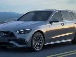 mercedes-benz c-class estate amg-line 2021 3D Модель