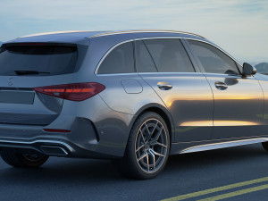 mercedes-benz c-class estate amg-line 2021 3D Модель
