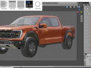 pick-up f-150 2021 raptor 3D Model