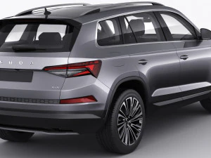 skoda kodiaq 2021 3D Model