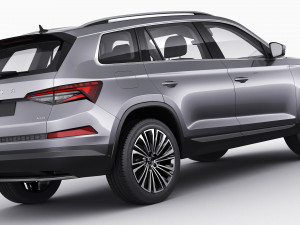 skoda kodiaq 2021 3D Model