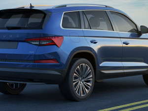 skoda kodiaq 2021 3D Model