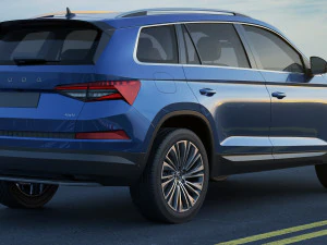 skoda kodiaq 2021 3D Model