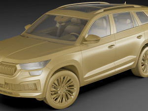 skoda kodiaq 2021 3D Model