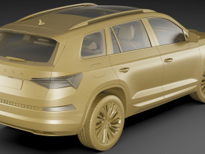 skoda kodiaq 2021 3D Model