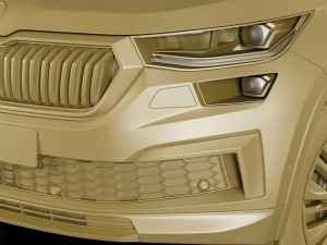 skoda kodiaq 2021 3D Model