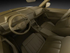 skoda kodiaq 2021 3D Model