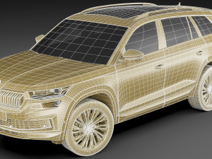 skoda kodiaq 2021 3D Model