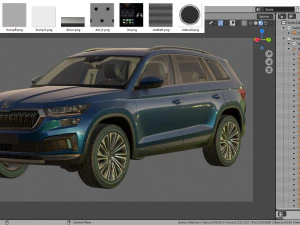 skoda kodiaq 2021 3D Model