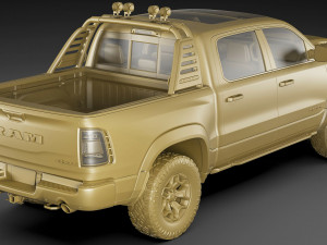 ram 1500 trx 2021 3D 模型