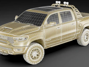 ram 1500 trx 2021 3D Model