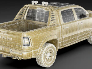 ram 1500 trx 2021 3D Model